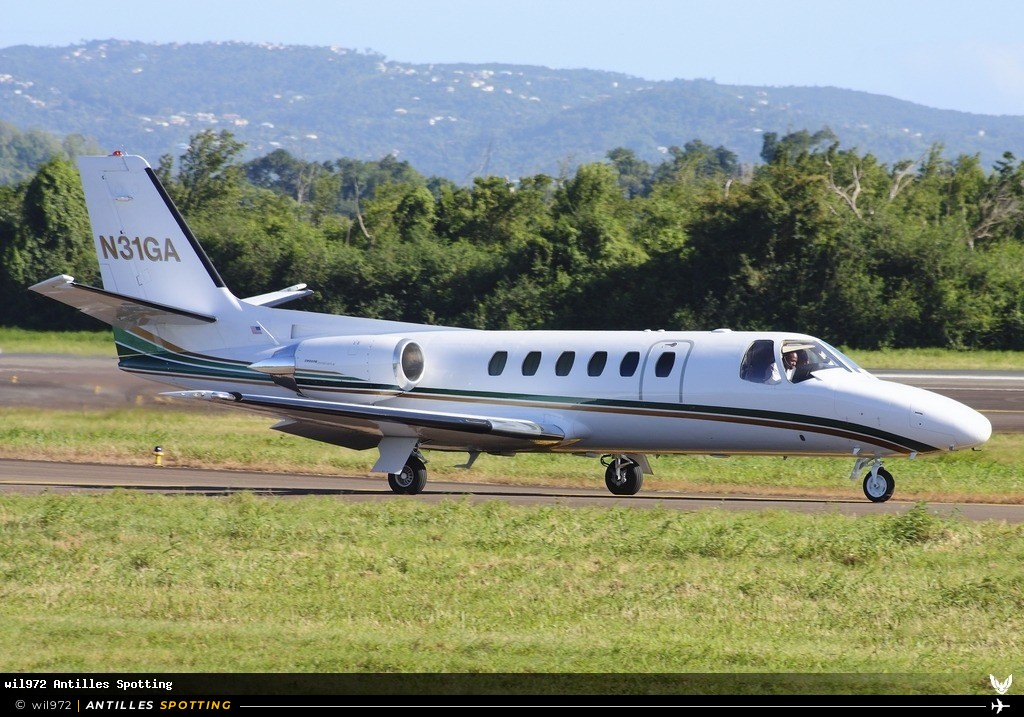 N31GA · Cessna Citation (autre), Privé, Martinique – Aimé Césaire