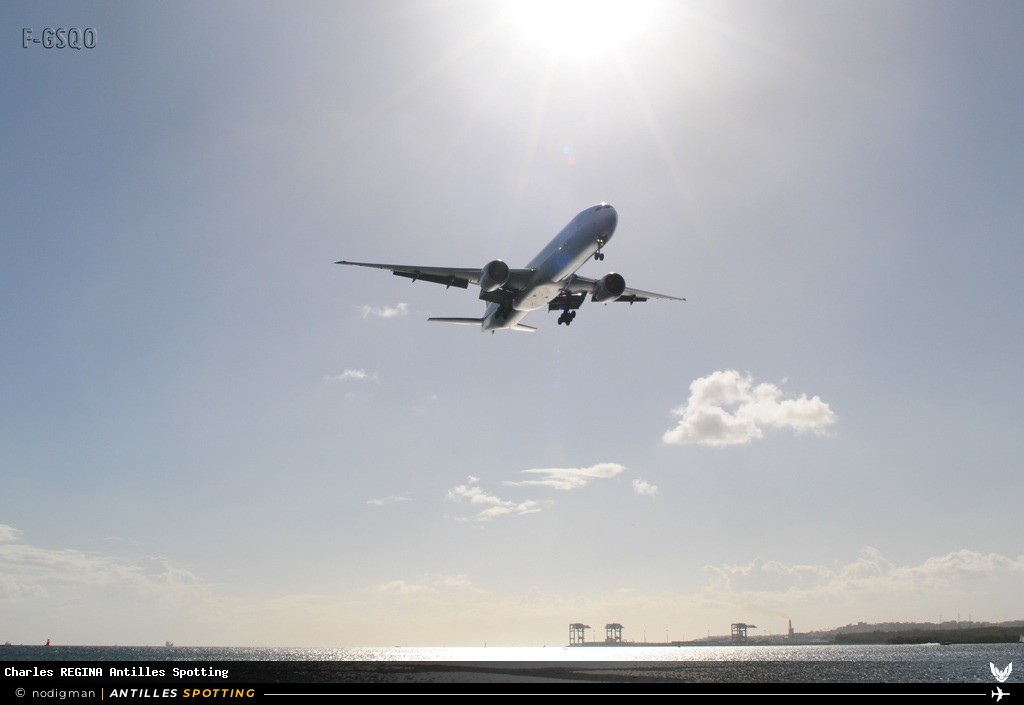 F-GSQO · Boeing 777-300ER, Air France, Martinique – Aimé Césaire
