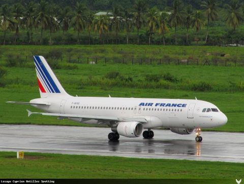 F-GKXQ · Airbus A320, Martinique – Aimé Césaire