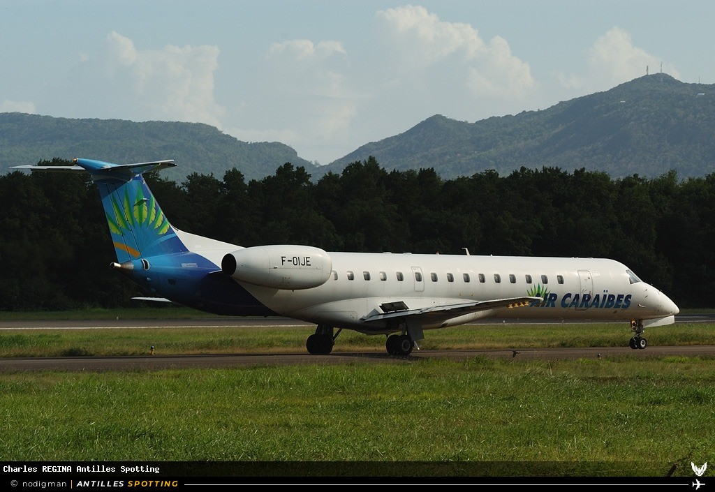 F-OIJE · Embraer ERJ-145, Air Caraïbes, Martinique – Aimé Césaire
