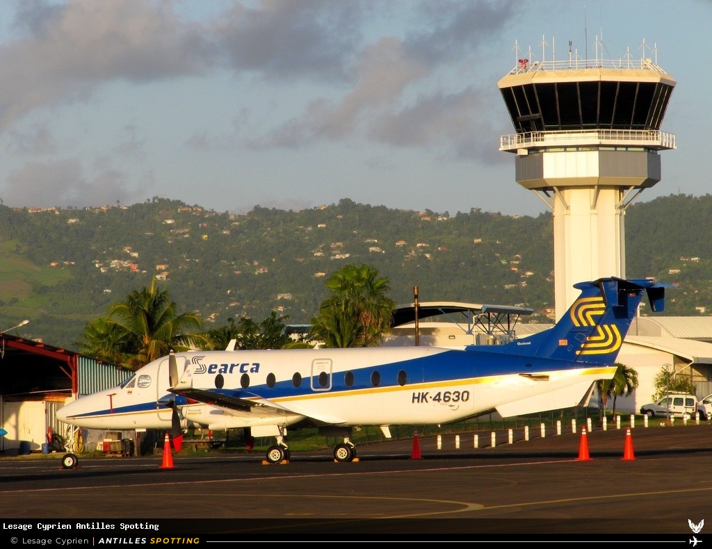 HK-4630 · Beechcraft 1900D, Searca, Martinique – Aimé Césaire