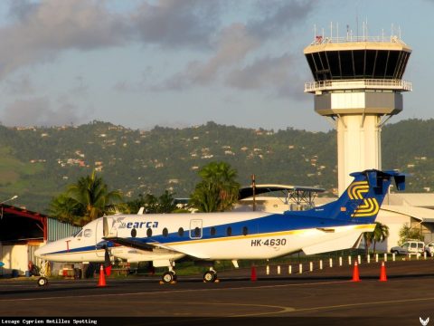 HK-4630 · Beechcraft 1900D, Martinique – Aimé Césaire