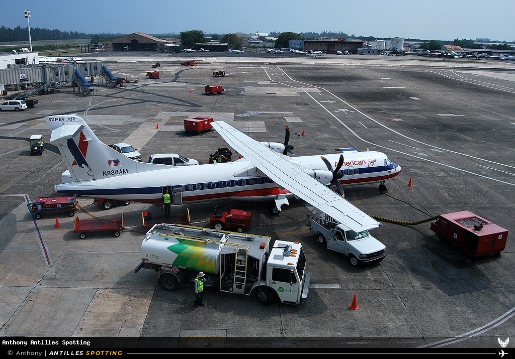 N288AM · ATR 72-200, American Eagle, San Juan – Luis Munoz Marin