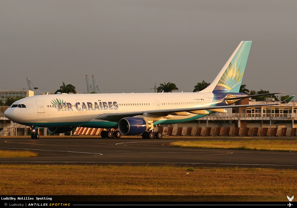 F-OFDF · Airbus A330-200, Air Caraïbes, Pointe-à-Pitre – Maryse Condé
