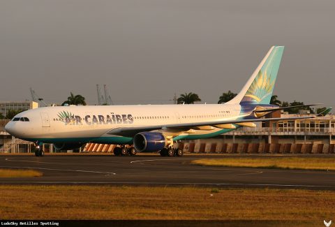 F-OFDF · Airbus A330-200, Pointe-à-Pitre – Maryse Condé