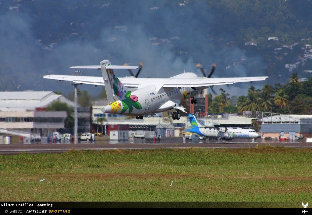 F-OIXE · ATR 45-500, Air Antilles Express, Martinique – Aimé Césaire
