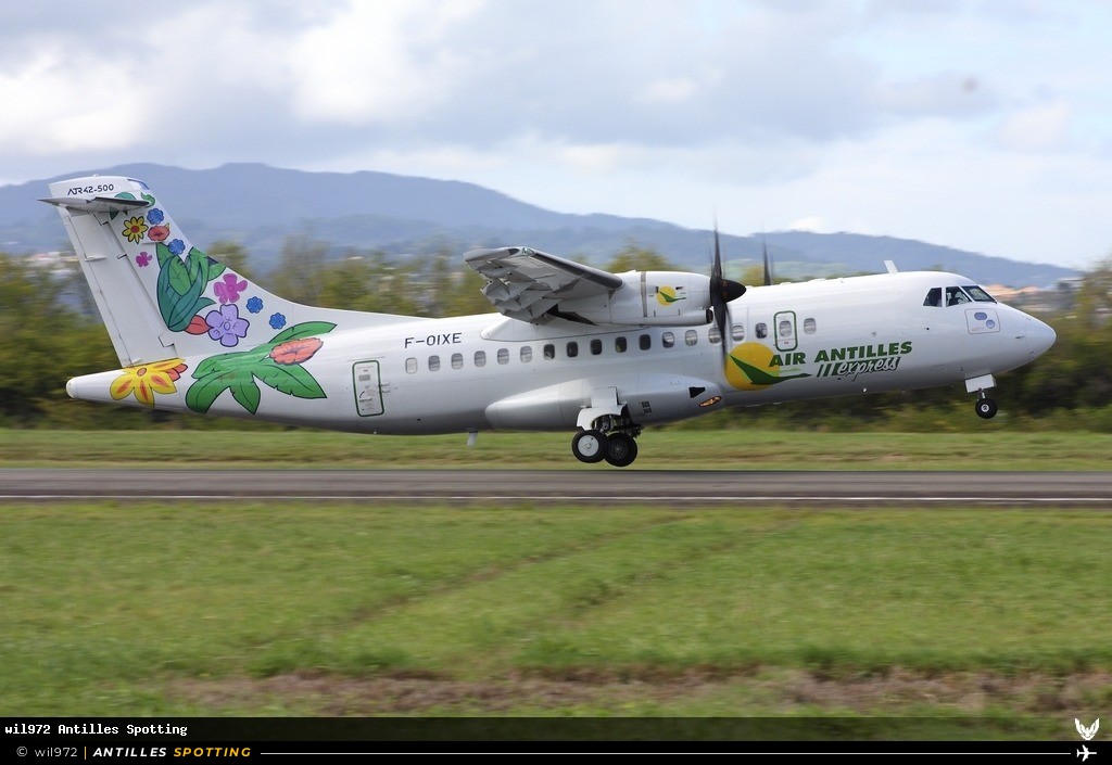F-OIXE · ATR 45-500, Air Antilles Express, Martinique – Aimé Césaire