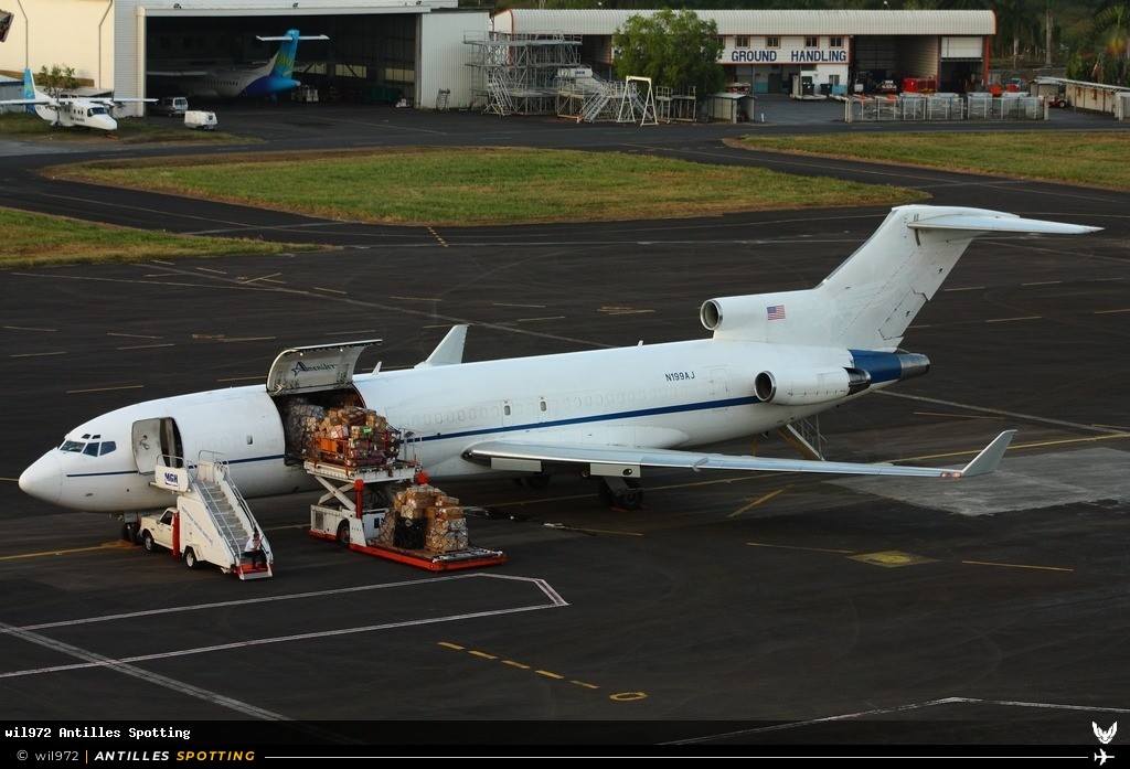 N199AJ · Boeing 727-200, Amerijet, Martinique – Aimé Césaire