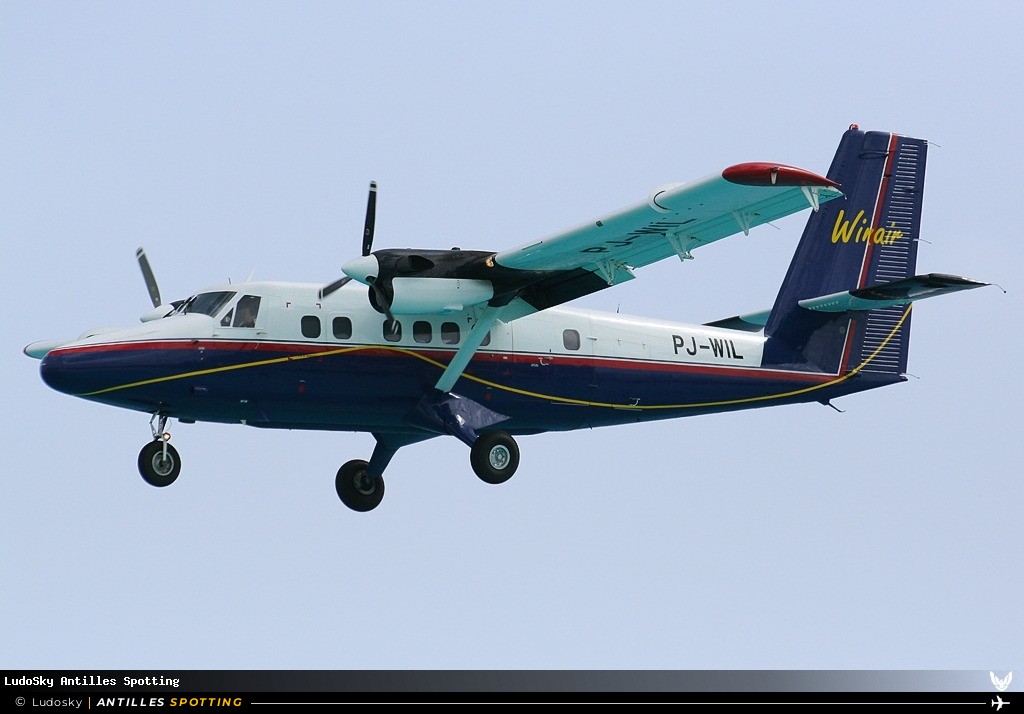 PJ-WIL · De Havilland Canada DHC-6 Twin Otter, Winair, Sint Maarten – Princess Juliana