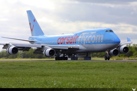 F-HSEX · Boeing 747-400, Martinique – Aimé Césaire