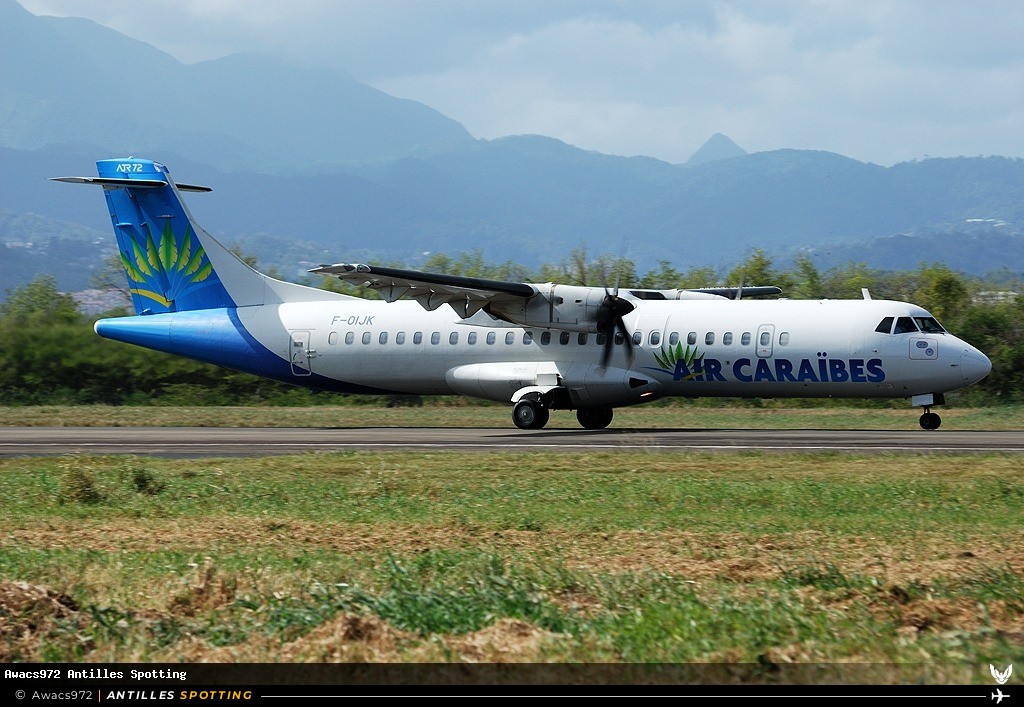 F-OIJK · ATR 72-500, Air Caraïbes, Martinique – Aimé Césaire