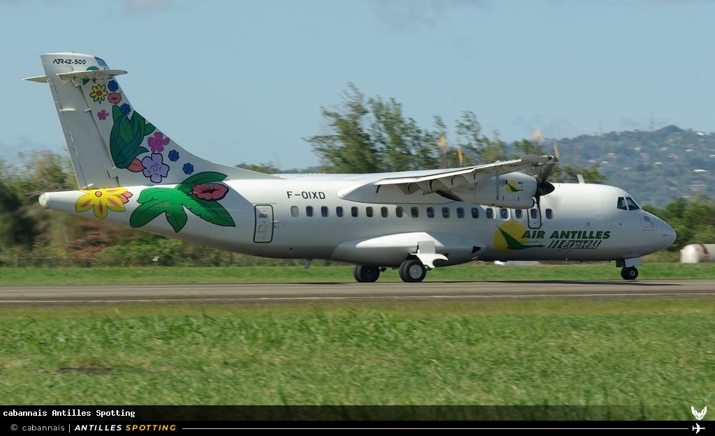 F-OIXD · ATR 42-500, Air Antilles Express, Martinique – Aimé Césaire