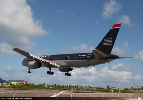 N600AU · Boeing 757-200, Sint Maarten – Princess Juliana