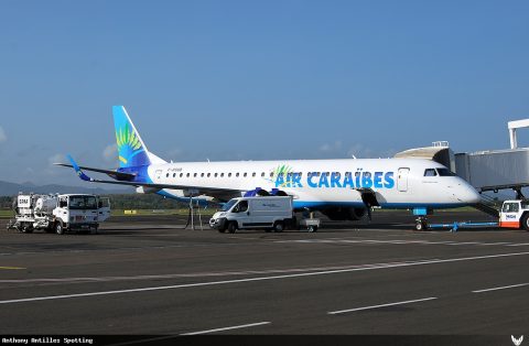 F-OSUD · Embraer E190, Martinique – Aimé Césaire
