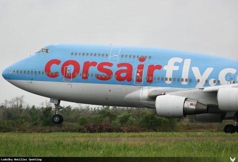 F-HSEX · Boeing 747-400, Martinique – Aimé Césaire