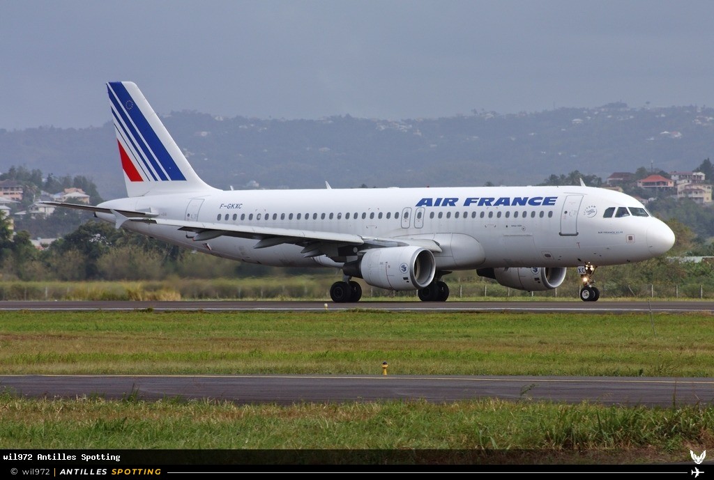 F-GKXC · Airbus A320, Air France, Martinique – Aimé Césaire
