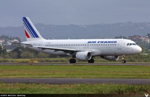 F-GKXC · Airbus A320, Martinique – Aimé Césaire