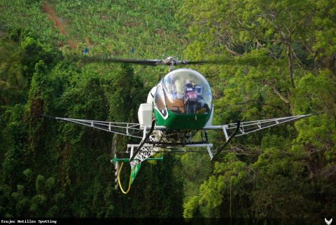 F-GHYS · Bell 47, Martinique – Aimé Césaire