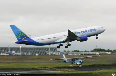 F-OFDF · Airbus A330-200, Pointe-à-Pitre – Maryse Condé