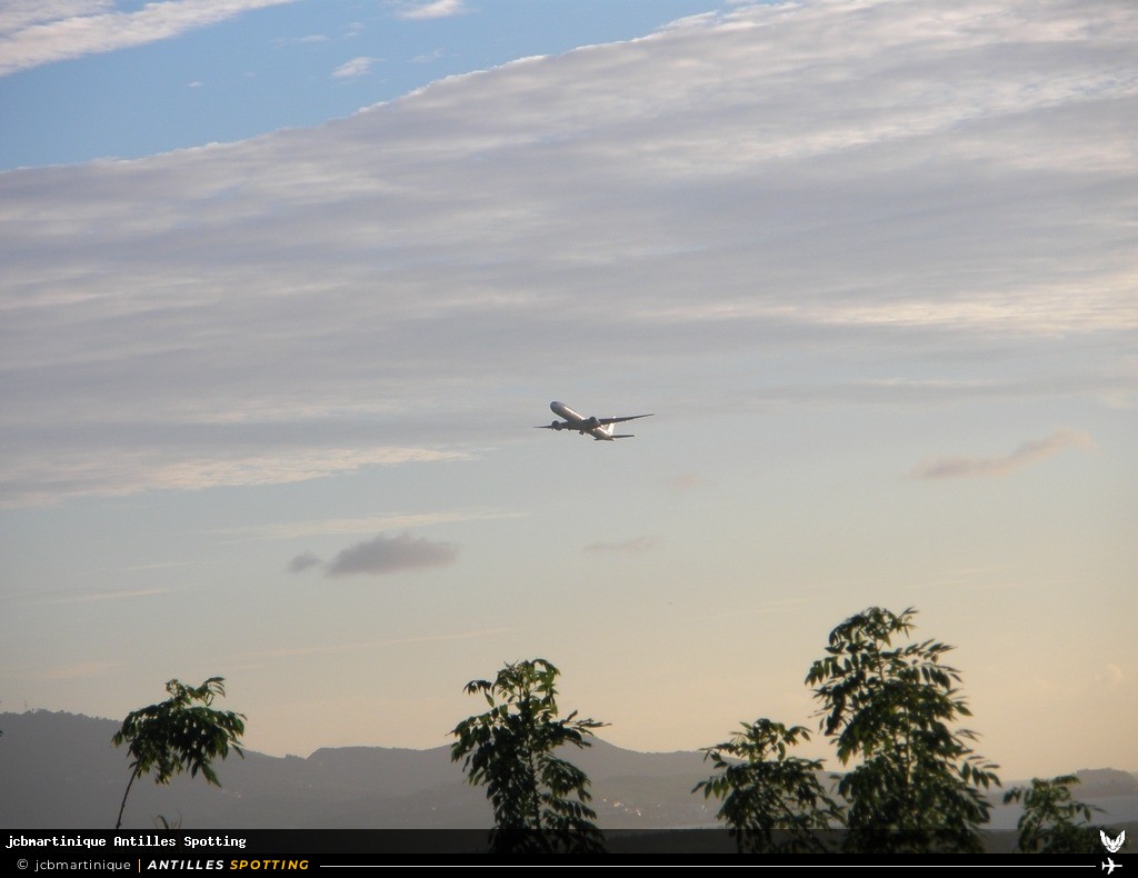F-GSQY · Boeing 777-300ER, Air France, Martinique – Aimé Césaire