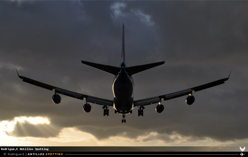 F-HKIS · Boeing 747-400, Corsairfly, Pointe-à-Pitre – Maryse Condé
