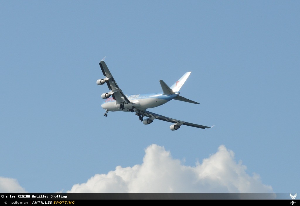 F-HSEA · Boeing 747-400, Corsairfly, Martinique – Aimé Césaire