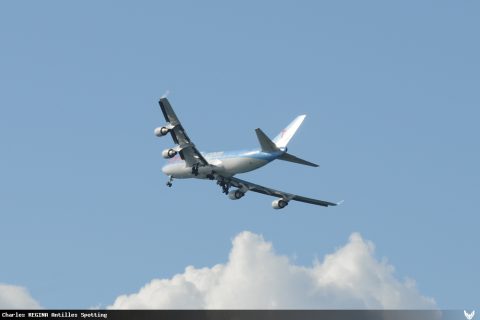 F-HSEA · Boeing 747-400, Martinique – Aimé Césaire