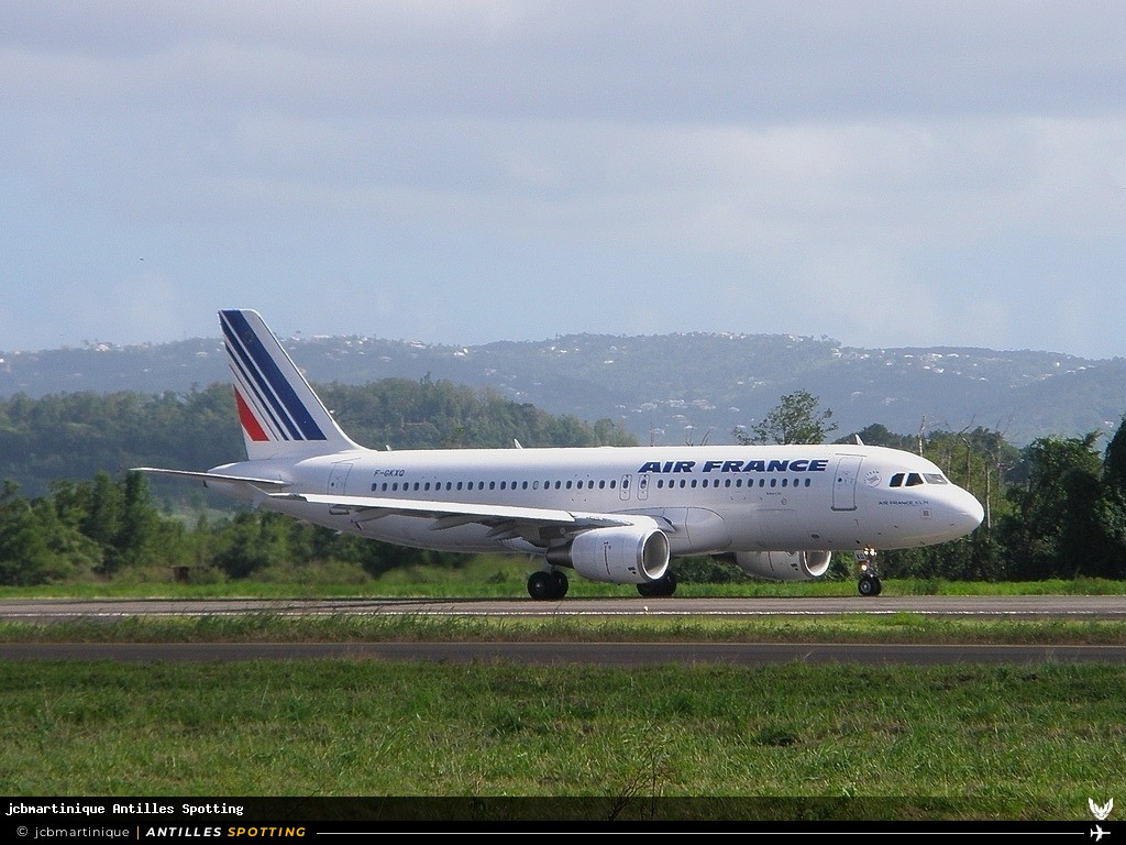 F-GKXQ · Airbus A320, Air France, Martinique – Aimé Césaire