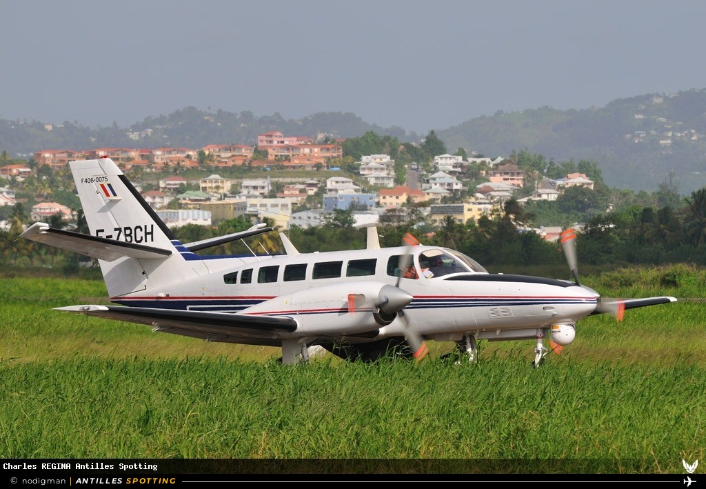 F-ZBCH · Reims Aviation F406 Caravan II, Douanes Françaises, Martinique – Aimé Césaire