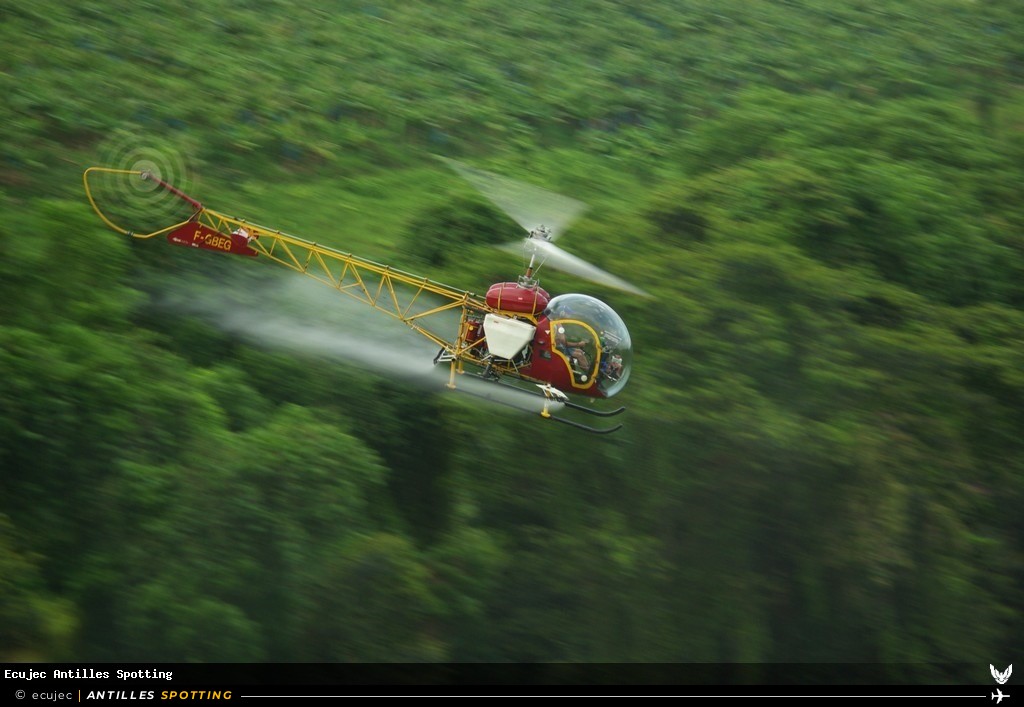 F-GBEG · Bell 47, Air Antilles Associés, Martinique – Aimé Césaire