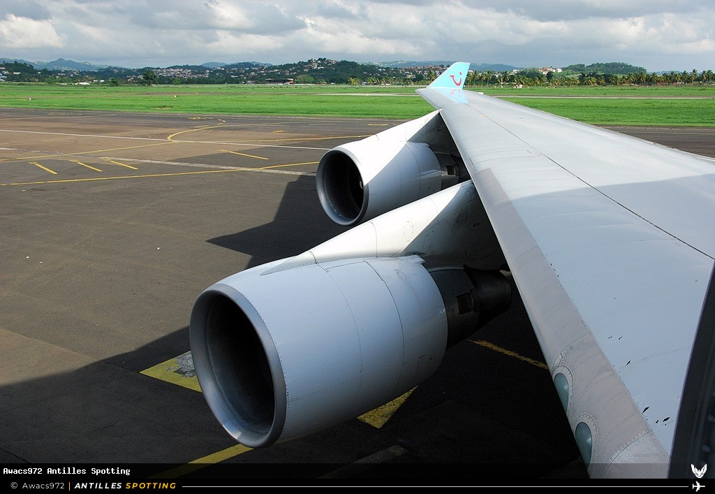 F-HSUN · Boeing 747-400, Corsairfly, Martinique – Aimé Césaire