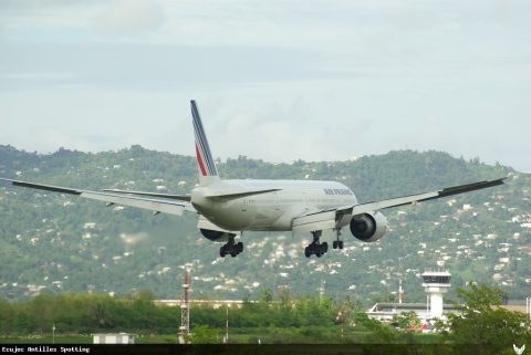 F-GSQX · Boeing 777-300ER, Martinique – Aimé Césaire