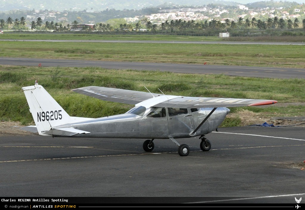 N96205 · Cessna 172 Skyhawk, Privé, Martinique – Aimé Césaire