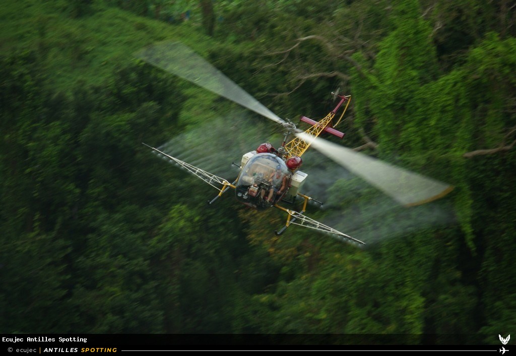 F-GBEG · Bell 47, Air Antilles Associés, Martinique – Aimé Césaire