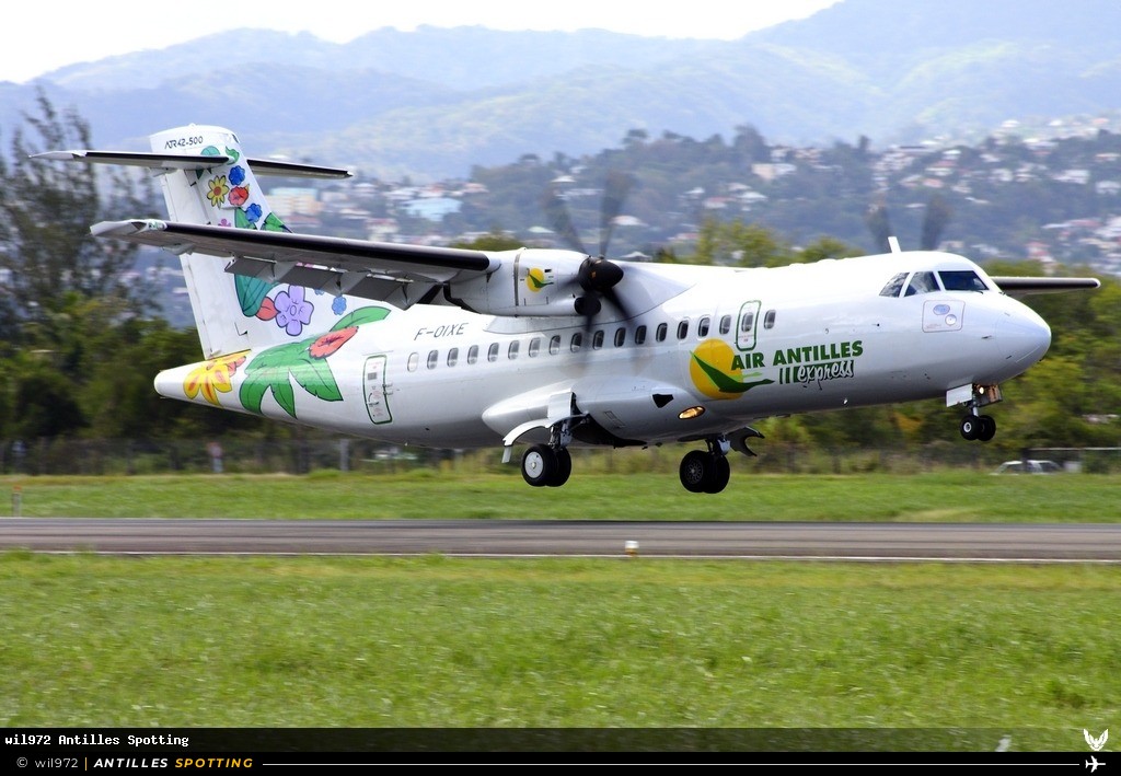 F-OIXE · ATR 45-500, Air Antilles Express, Martinique – Aimé Césaire