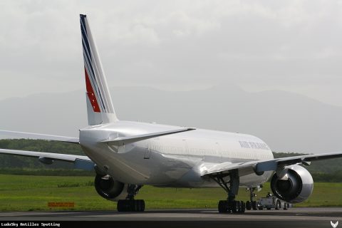F-GSQN · Boeing 777-300ER, Pointe-à-Pitre – Maryse Condé