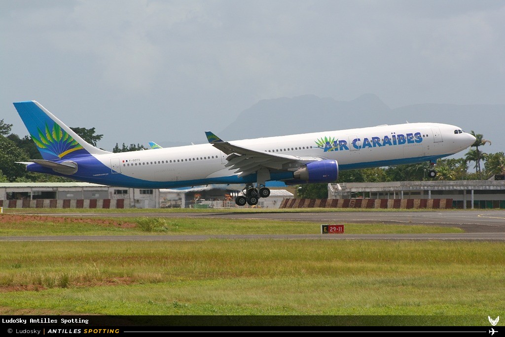 F-GOTO · Airbus A330-300, Air Caraïbes, Pointe-à-Pitre – Maryse Condé