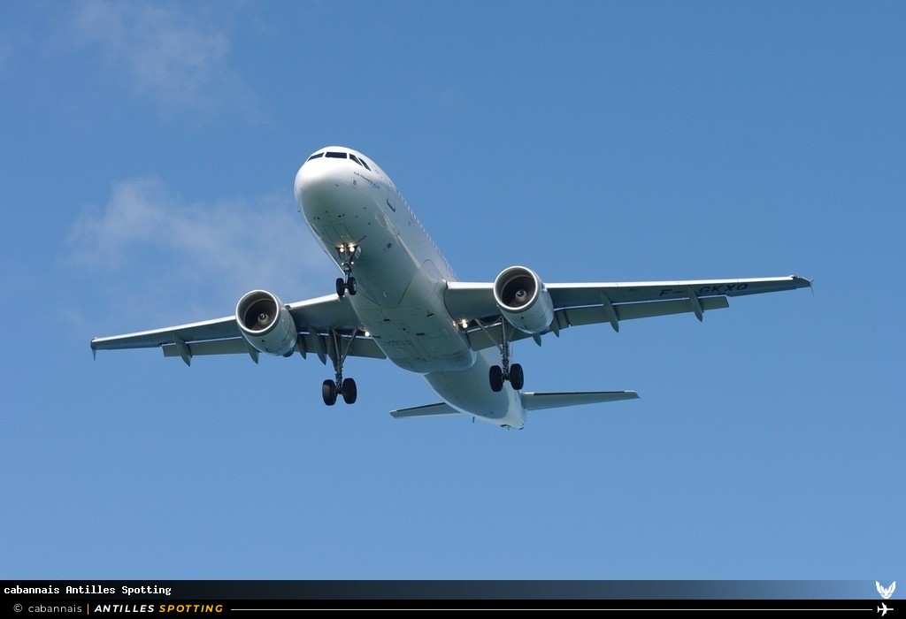 F-GKXQ · Airbus A320, Air France, Martinique – Aimé Césaire