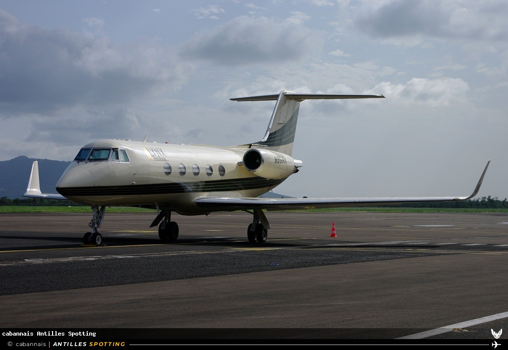 N951RK · Grumman American G-1159 Gulfstream II-SP, Privé, Martinique – Aimé Césaire