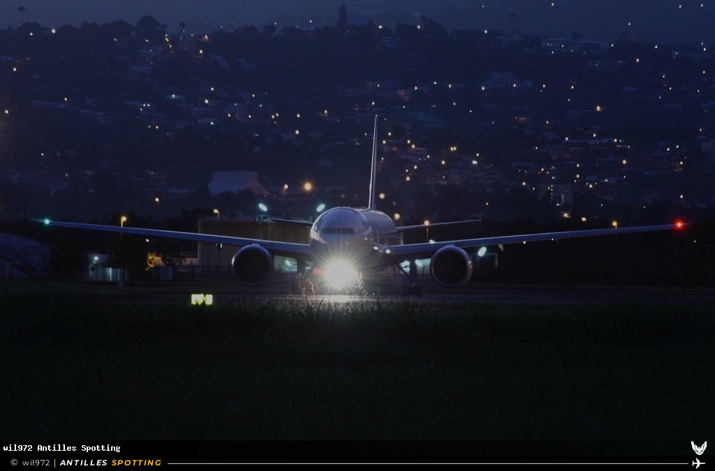 F-GSQP · Boeing 777-300ER, Air France, Martinique – Aimé Césaire