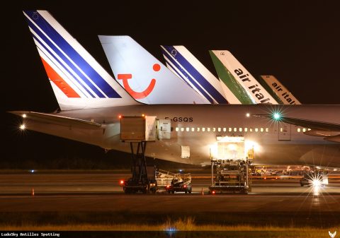 F-GSQS · Boeing 777-300ER, Pointe-à-Pitre – Maryse Condé