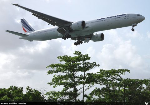 F-GSQN · Boeing 777-300ER, Martinique – Aimé Césaire