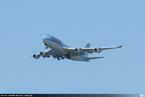 F-HSEA · Boeing 747-400, Martinique – Aimé Césaire