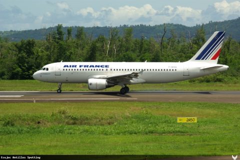 F-GKXQ · Airbus A320, Martinique – Aimé Césaire
