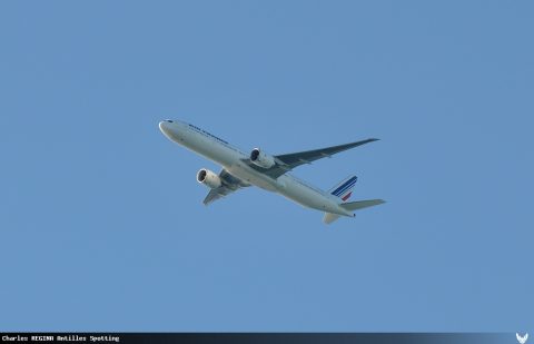 F-GSQX · Boeing 777-300ER, Martinique – Aimé Césaire