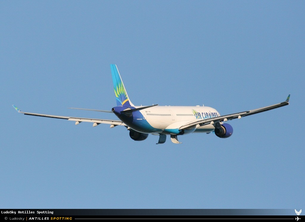 F-OONE · Airbus A330-300, Air Caraïbes, Pointe-à-Pitre – Maryse Condé