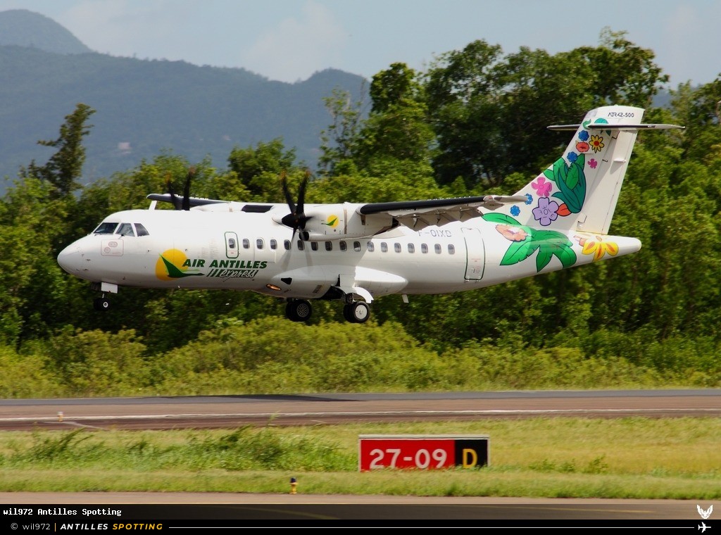 F-OIXD · ATR 42-500, Air Antilles Express, Martinique – Aimé Césaire