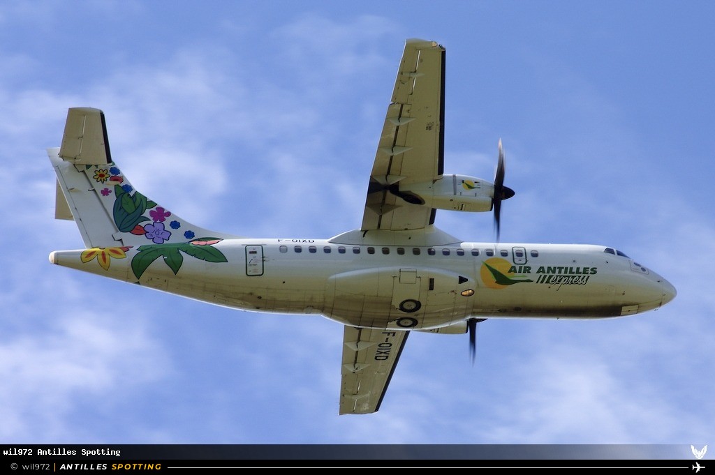 F-OIXD · ATR 42-500, Air Antilles Express, Martinique – Aimé Césaire