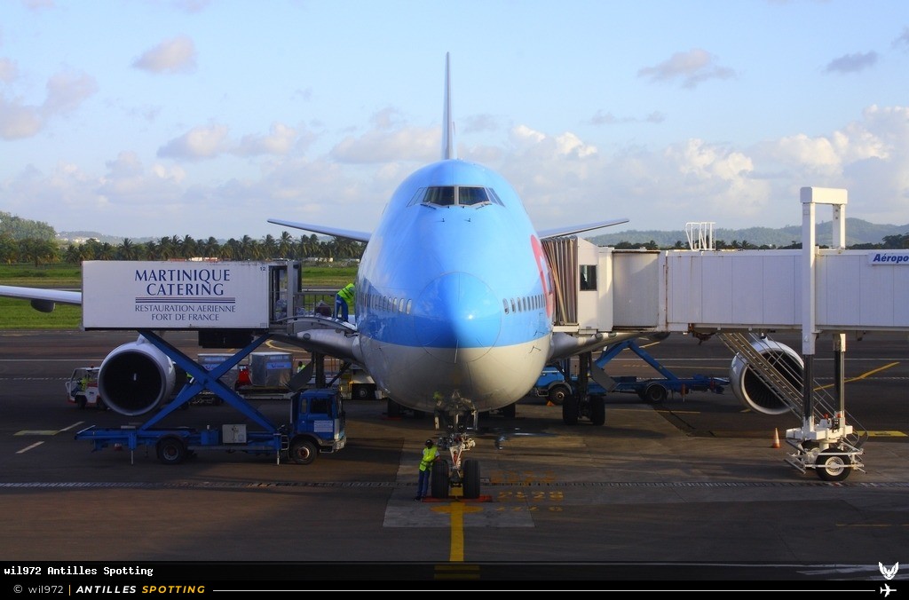 F-HSEA · Boeing 747-400, Corsairfly, Martinique – Aimé Césaire
