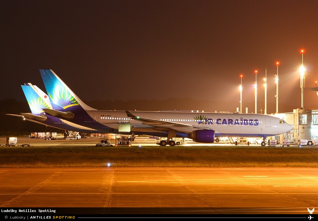 F-OFDF · Airbus A330-200, Air Caraïbes, Pointe-à-Pitre – Maryse Condé